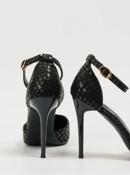 Genuine crocodile D´Orsay heels