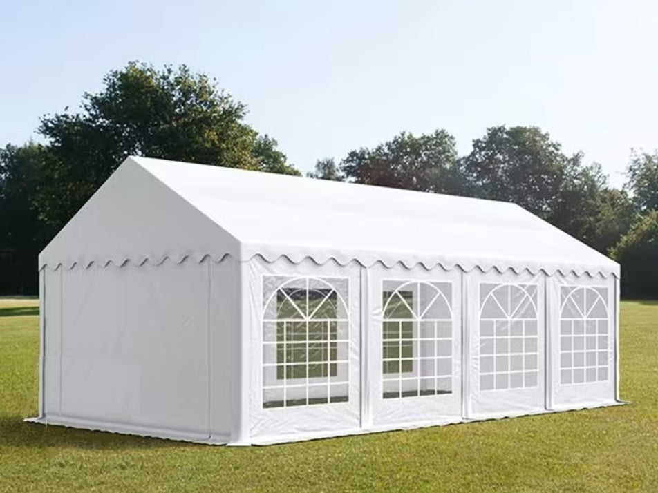 Carpa 4x8m, PE 450, blanco