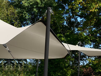 Carpa beduina, 6x8m, PU 350, crema