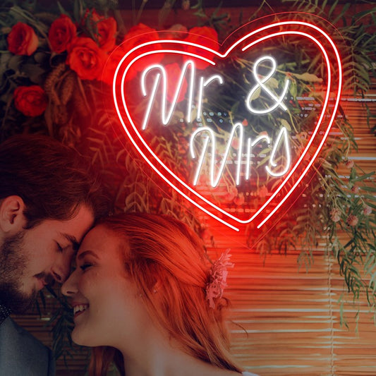 Neón Mr & Mrs