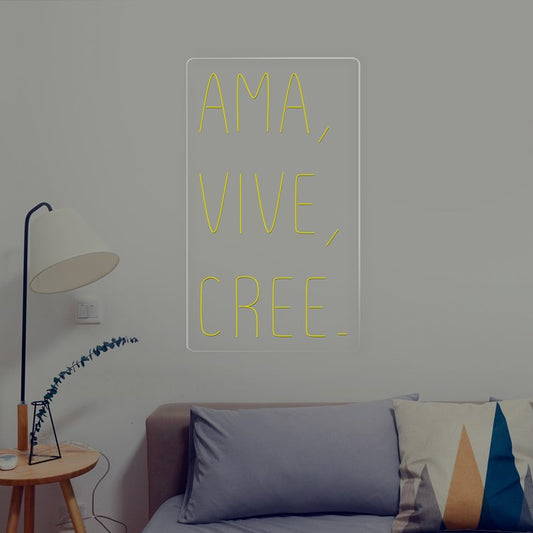 Neón Ama vive cree