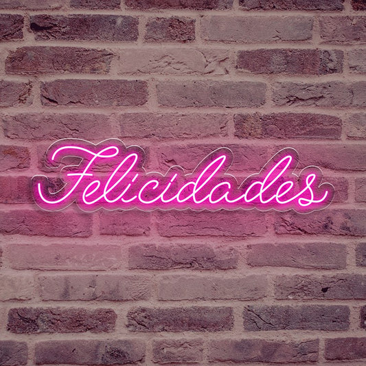 Neón Felicidades