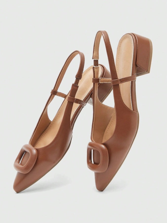 Toffee t-strap mary jane bagel sandals