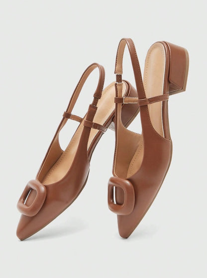 Toffee t-strap mary jane bagel sandals