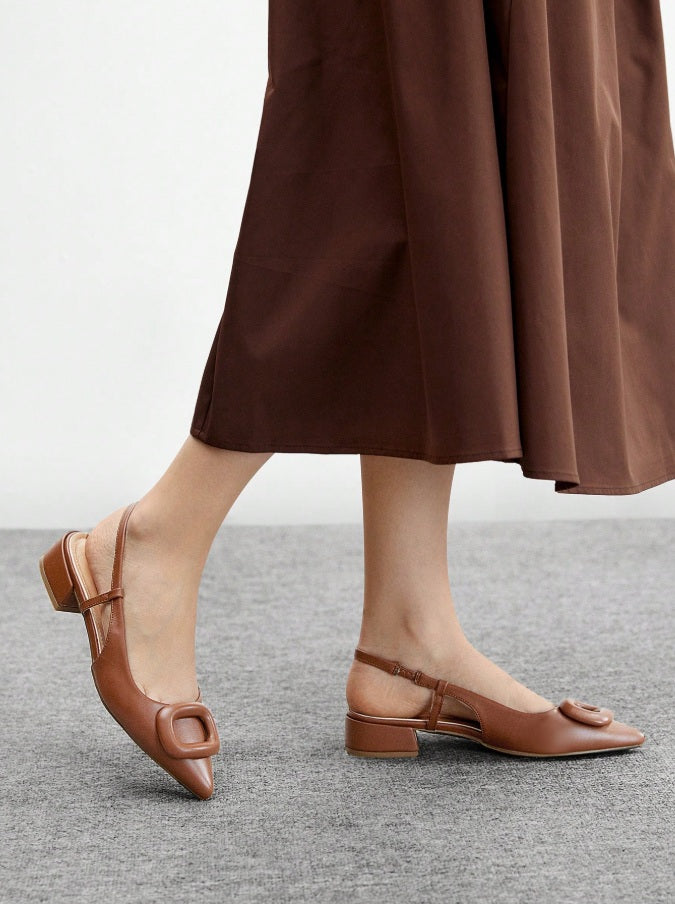 Toffee t-strap mary jane bagel sandals