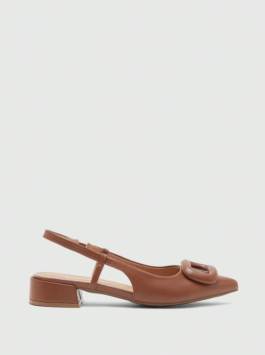 Toffee t-strap mary jane bagel sandals