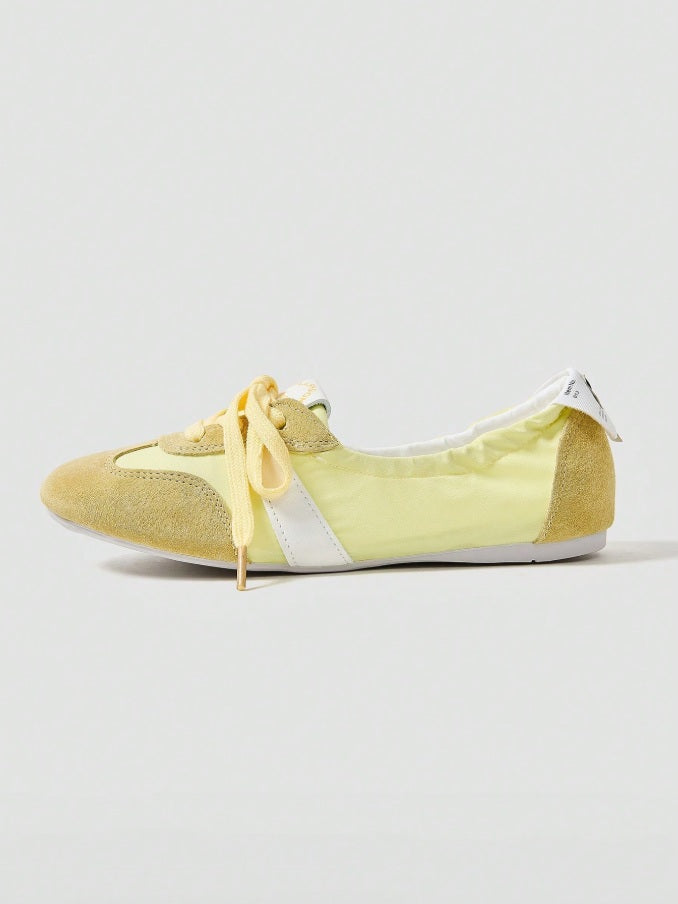 Louise Perrier Infantier sneaker pastel yellow