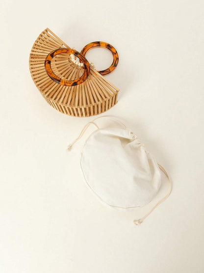 Apricot basket Bag