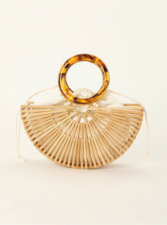 Apricot basket Bag