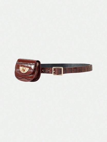 Alexandria belt with pocket