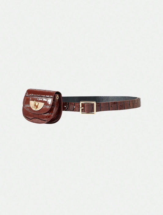 Alexandria belt with pocket