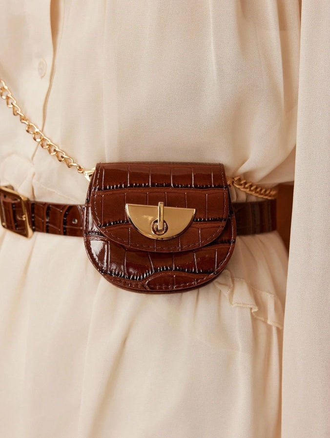 Alexandria belt with pocket