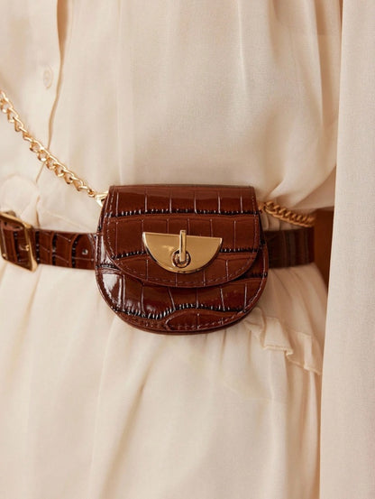 Alexandria belt with pocket