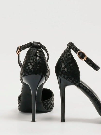 Genuine crocodile D´Orsay heels