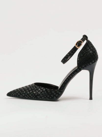 Genuine crocodile D´Orsay heels