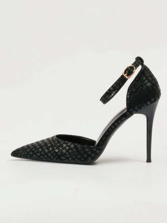 Genuine crocodile D´Orsay heels