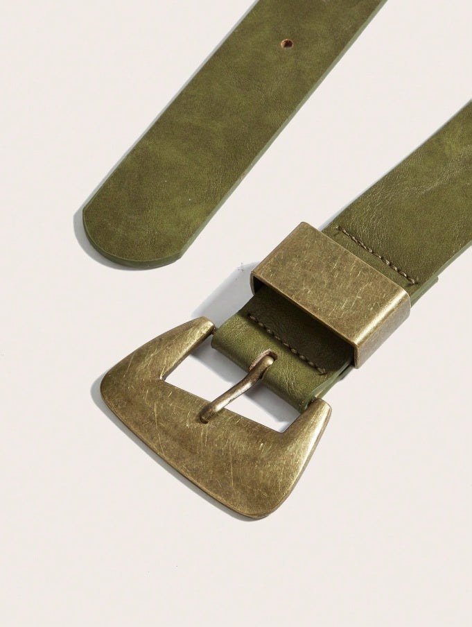 Green Lotus wide Belt