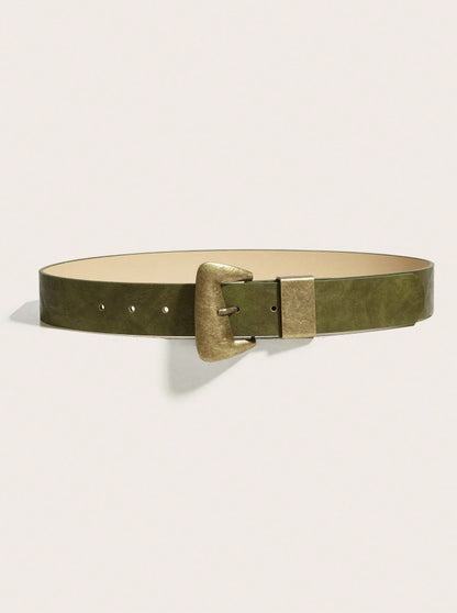 Green Lotus wide Belt